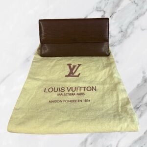 Louis Vuitton Epi Leather Wallet Bifold Dust Bag